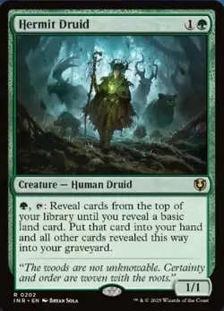 [1x] Hermit Druid - Foil Near Mint, English Innistrad Remastered MTG Magic - Image 1