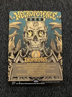 Magic The Gathering MTG - Necropotence - Secret Lair Countdown Kit - Image 1