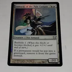 Samurai of the Pale Curtain FOIL Champions of Kamigawa NM - Image 1