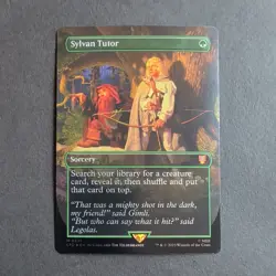 Sylvan Tutor Borderless NM Lord of the Rings #0531 M Foil Never Played - Image 1