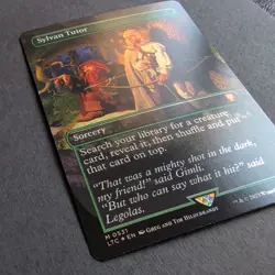 Sylvan Tutor Borderless NM Lord of the Rings #0531 M Foil Never Played - Image 2