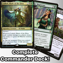 MTG Commander EDH Deck Lathril, Blade of the Elves 100 Cards Elf Custom Deck - Image 1