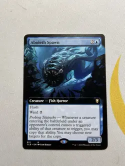 Magic: The Gathering MTG Baldur's Gate #612 Aboleth Spawn (Extended Art) - Image 1