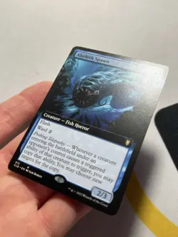 Magic: The Gathering MTG Baldur's Gate #612 Aboleth Spawn (Extended Art) - Image 3