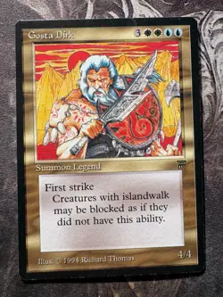 *** LEGENDS Gosta Dirk *** NM-Mint Beauty! - DUTY FREE - Vintage Magic MtG - Image 1