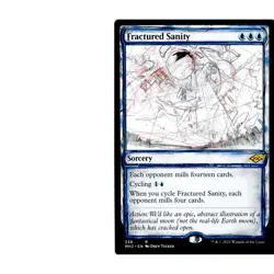 Fractured Sanity Regular Showcase MTG Modern Horizons 2 Trading Card - Image 1