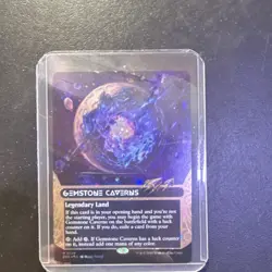 Magic The Gathering- Gemstone Caverns EOS Borderless Foil #0016 - Image 2