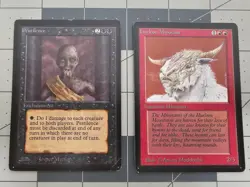 MTG ⭐ Beta Edition ⭐ Pestilence & Hurloon Minotaur ⭐ Vintage Legacy - Image 1