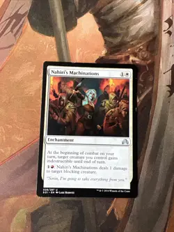 Nahiri's Machinations * Shadows Over Innistrad * 28 * Base * LP * MTG X4 - Image 1