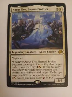 Agrus Kos, Eternal Soldier NM/M Jumpstart 22 J22 MTG Magic the Gathering - Image 1