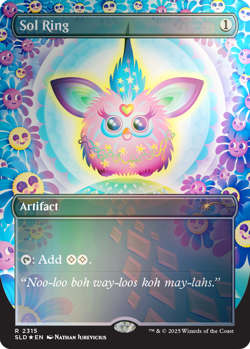 MTG Secret Lair x Furby: Doo-Ay Noo-Lah Rainbow Foil - Image 2