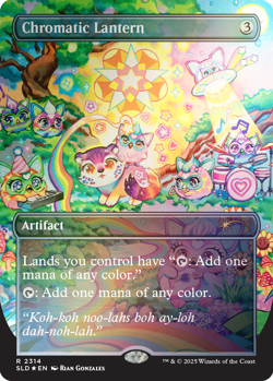 MTG Secret Lair x Furby: Doo-Ay Noo-Lah Rainbow Foil - Image 3