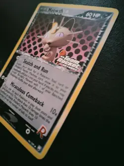 Pokemon Rocket's Meowth- #46/109- EX Team Rocket Returns- Reverse Holo-M/NM. - Image 3