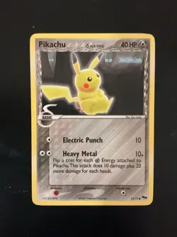 Pokemon Pikachu Pop Series 5 Delta Species Card #13/17 2007 - Image 1