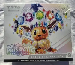 POKEMON SCARLET& VIOLET PRISMATIC EVOLUTION ELITE TRAINER BOX TCG FACTORY SEALED - Image 1