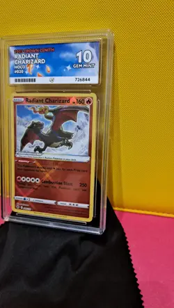 Pokemon TCG Radiant Charizard Crown Zenith Holo Card 020/159 Ace 10 Gem Mint - Image 3