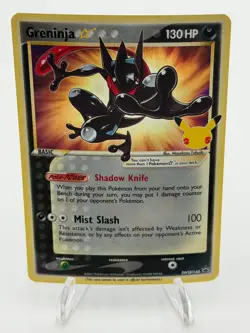 Greninja Gold Star SWSH144 Black Star Promo Pokemon Card NM C - Image 1