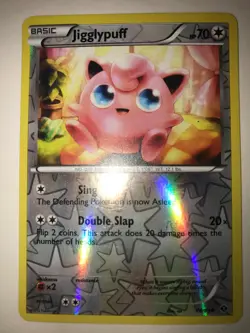 Jigglypuff 78/99 LP - REVERSE HOLO 2012 Next Destinies Pokemon Card - Sui Art - Image 1