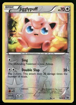 Jigglypuff Uncommon Next Destinies 78/99 NM Pokemon TCG - Image 1
