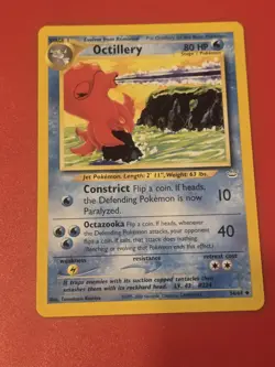 Pokemon Tcg Octillery #34 Pokemon Neo Revelation LP - Image 1