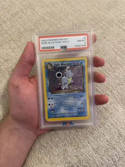 2000 Pokemon TCG Dark Blastoise Holo 3/82 - Team Rocket Rare - PSA 8 NM - Mint - Image 3