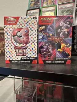 1 Pokemon 151 Booster Bundle 1 Destined Rivals Booster Bundle Sealed - Image 1