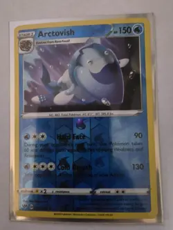 Arctovish 054/189 Reverse Holo Rare Darkness Ablaze Pokemon Card NM/MT - Image 1