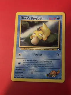 Pokemon TCG: Gym Heroes Misty's Psyduck Uncommon Card 54/132 - Image 1