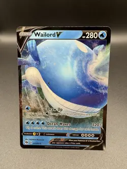 Pokemon Card Wailord V 013/073 Champions Path Holo Ultra Rare NM - Image 3