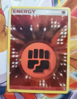 Pokemon EX Power Keepers Set REVERSE HOLO Fighting Energy 108/108 - LP - Image 1