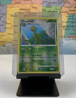 SHIPS SAME DAY Pokemon Card HP Sceptile LV.57 Rev Holo 30/99 Grass Type Rare - Image 1