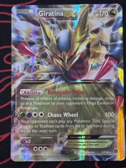 Pokemon TCG Giratina EX 57/98 XY Ancient Origins - NM - Image 1