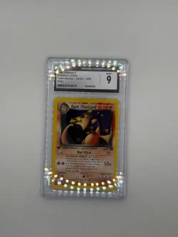 Pokemon Dark Charizard 2000 Vintage Team Rocket - 1st Ed. 4/82 Holo CGC 9 MINT - Image 1