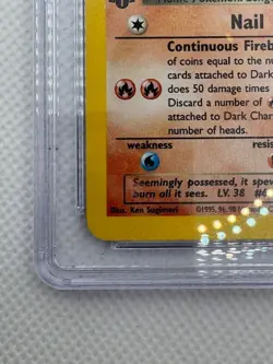 Pokemon Dark Charizard 2000 Vintage Team Rocket - 1st Ed. 4/82 Holo CGC 9 MINT - Image 2