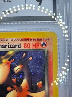 Pokemon Dark Charizard 2000 Vintage Team Rocket - 1st Ed. 4/82 Holo CGC 9 MINT - Image 4
