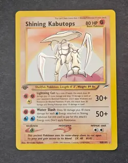 2002 Pokemon Neo Destiny 1st Edition Shining Kabutops Secret Rare 108/105 LP+NM- - Image 3