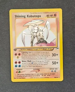 2002 Pokemon Neo Destiny 1st Edition Shining Kabutops Secret Rare 108/105 LP+NM- - Image 4