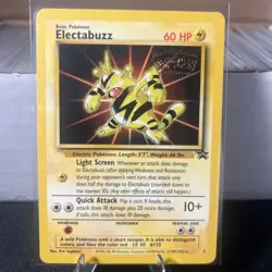 Electabuzz Pokemon TCG 1999 Stamped WB Kids First Movie Promo, LP - Image 1
