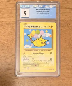 Pokemon CGC 9 Flying Pikachu 110/108 Rare XY Evolutions - Image 1
