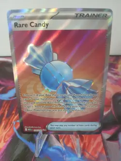 Rare Candy 175/132 Me01: Mega Evolution Ultra Rare Trainer Holo Pokemon TCG - Image 1