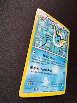 Pokemon Vaporeon BW89 Promo Holo Black Star Black & White Stage 1 110HP - Image 2