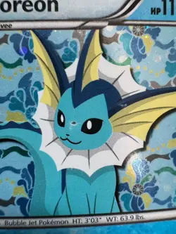 Pokemon Vaporeon BW89 Promo Holo Black Star Black & White Stage 1 110HP - Image 3