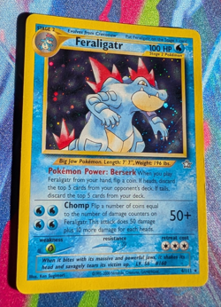 Feraligatr Neo Genesis HOLO 4/111 2000 Vintage Rare Pokemon TCG - English - Image 2