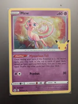 Mew 011/025 Celebrations Holo LP - Pokemon TCG - Image 1