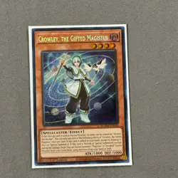 Crowley, the Gifted Magistus BLMM-EN044 Secret Rare 1st Edition - Image 1