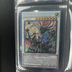Ecclesia & Dark Dragon Yu-Gi-Oh! TCG 1st Ed secret rare - Image 2