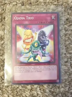 Yu-Gi-Oh! Ojama Trio DCR-EN047 Dark Crisis Unlimited Edition TCG Card - Image 2