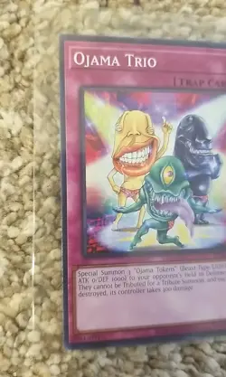 Yu-Gi-Oh! Ojama Trio DCR-EN047 Dark Crisis Unlimited Edition TCG Card - Image 3