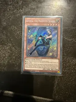 Yugioh Spenta, the Magistus Sealer BPRO-EN098 Secret Rare 1st Edition NM - Image 2