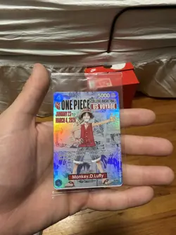 One Piece Monkey D. Luffy US Voyage College Basketball Promo Card SEALED - Image 1
